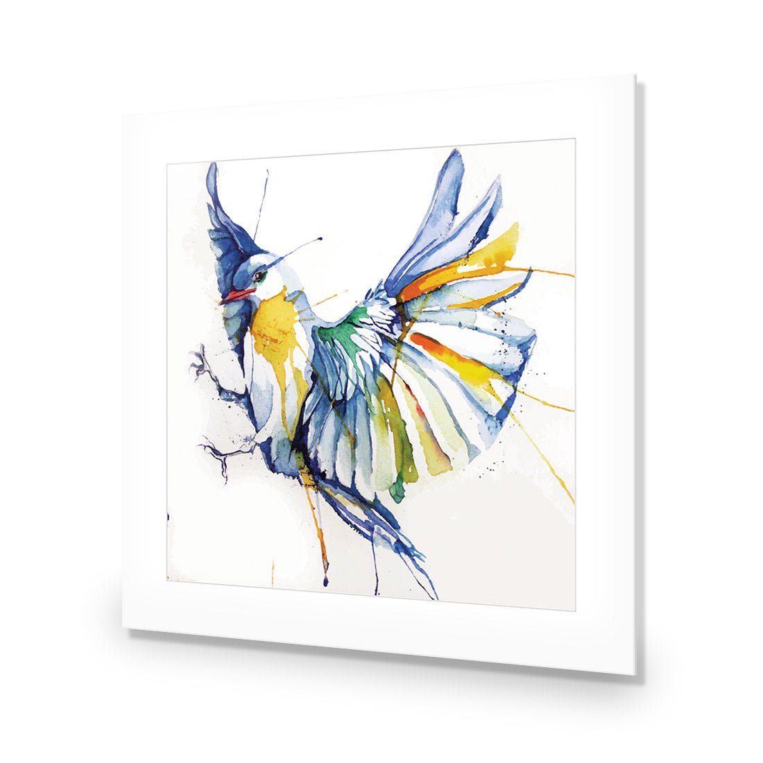 Watercolour Bird (square)