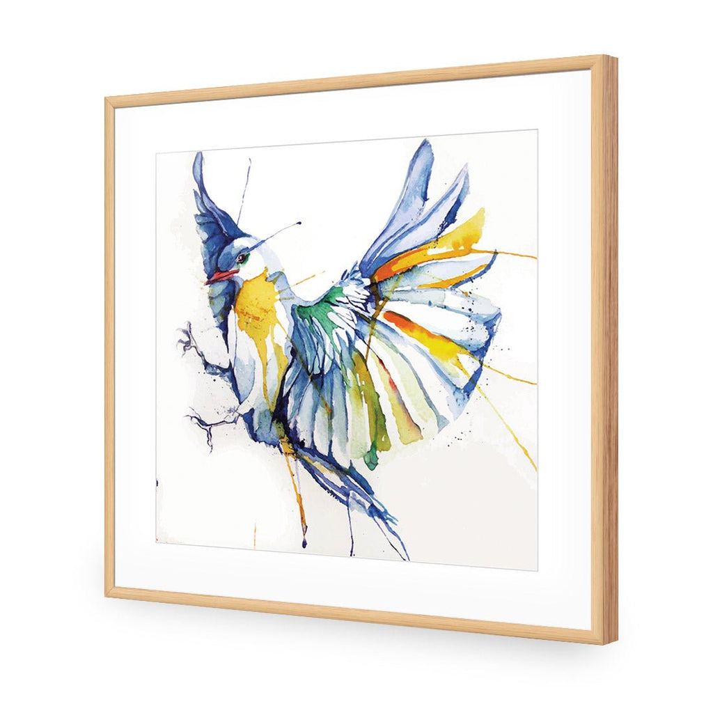 Watercolour Bird (square)