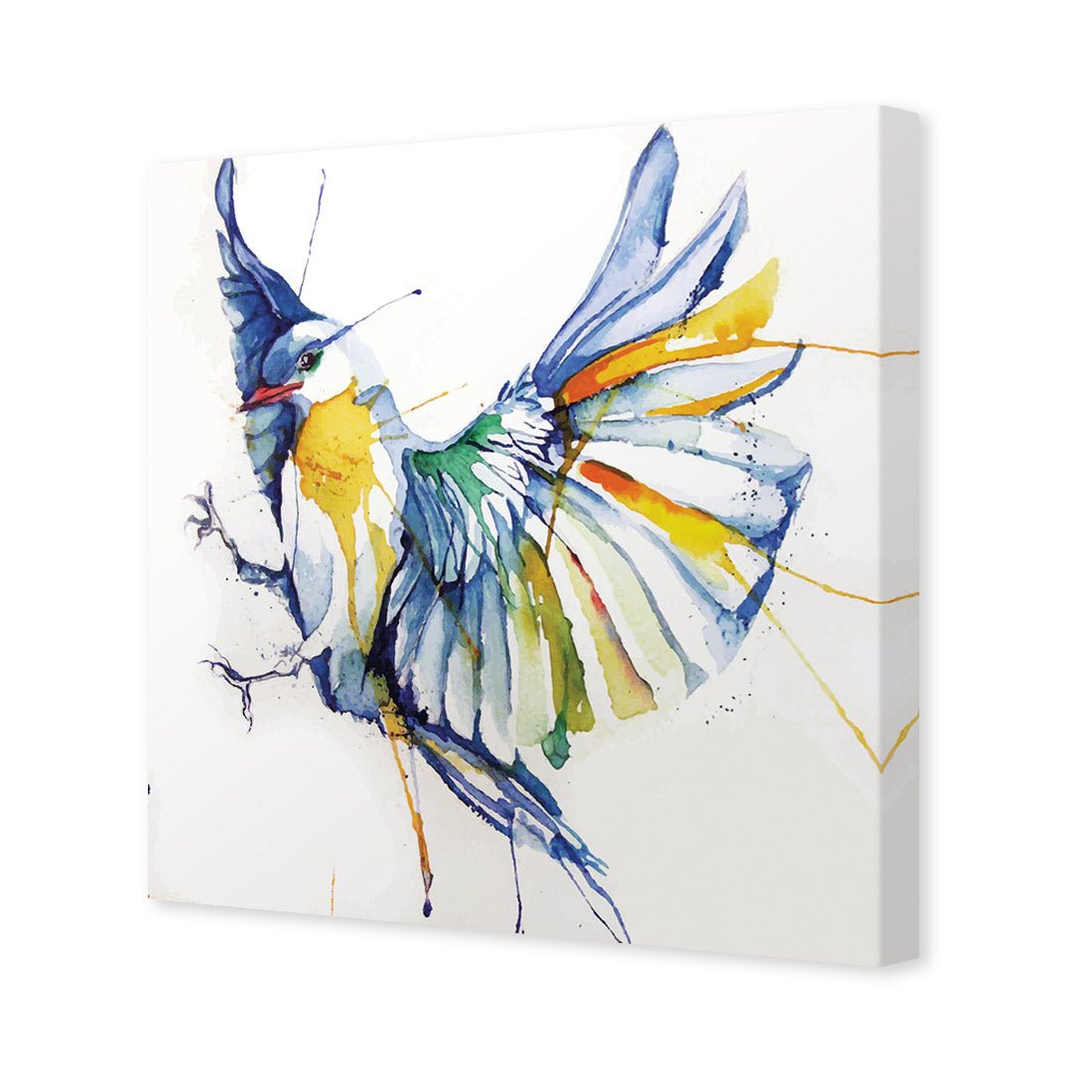 Watercolour Bird (square)