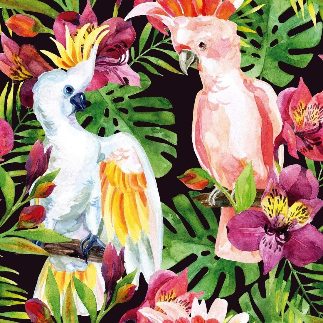 Watercolour Cockatoo (square)