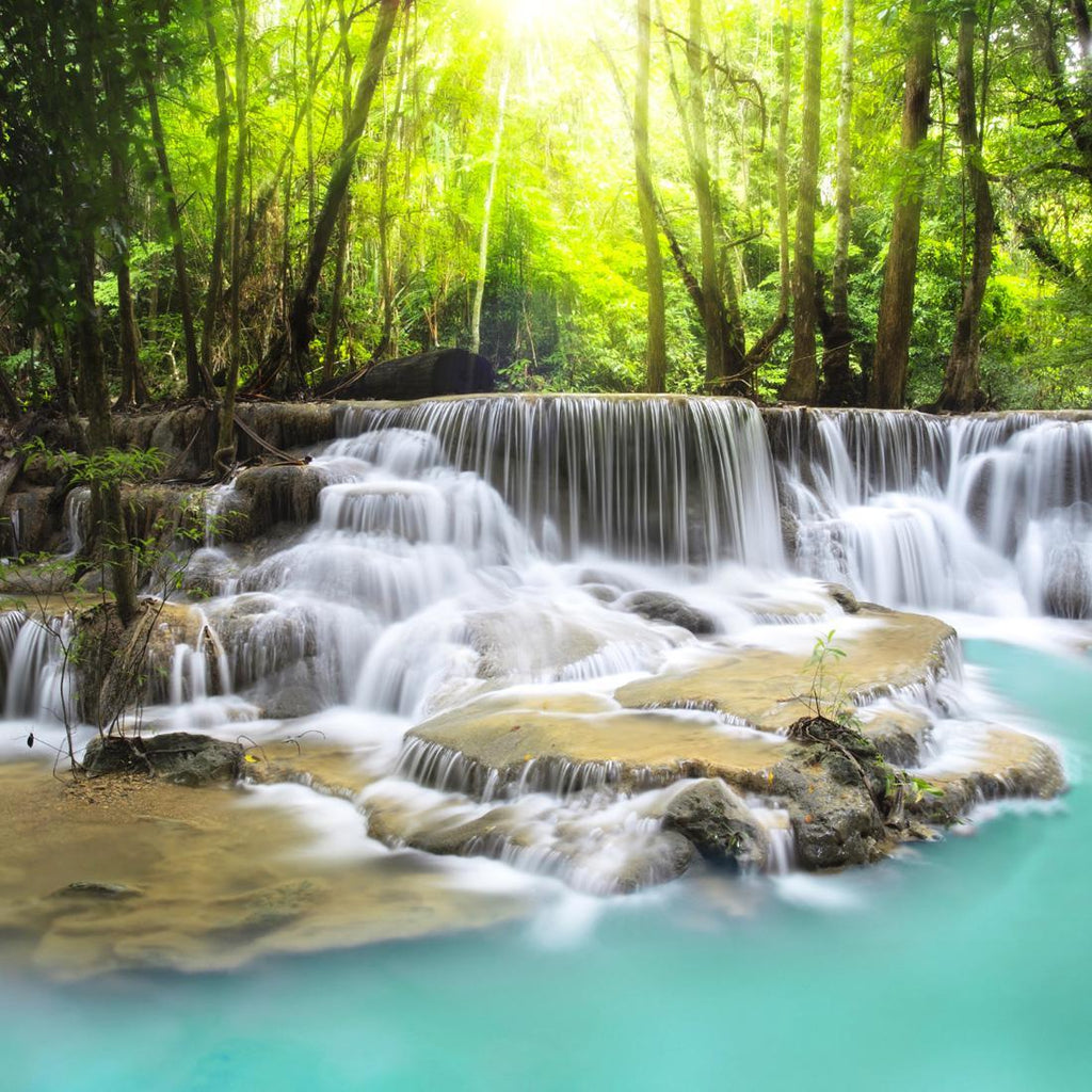 Waterfall Sunset (square)
